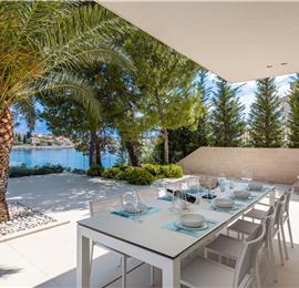 Luxury 6 Bedroom Brac Island Beach Front Villa With Heated Infinity Pool and lift near Sumartin sleeps 12